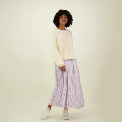 My Happy Place Women Cotton Knit Jumper -Neulepaita | Vanilla - M/L, kuva 1 / 1