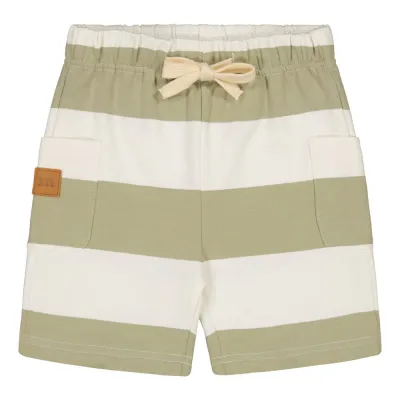 Wonders of Life Striped Collegeshortsit | Milky Pear - Vanilla - 122/128, kuva 1 / 1