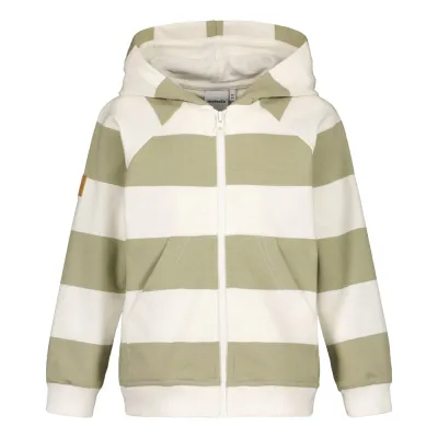 Wonders of Life Striped Pocket Hoodie -Huppari | Milky Pear - Vanilla - 110/116, kuva 1 / 1