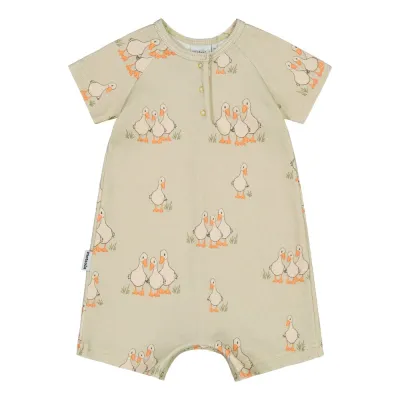 Wonders of Life Tiny Farmers Rib Romper | Milky Pear - 86/92, kuva 1 / 1