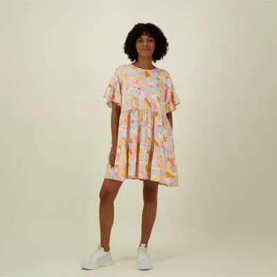 Beach Party Women Tahiti Frill Dress -Mekko - L, kuva 1 / 1