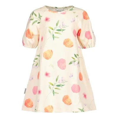 Mother's Day Lovely Puff Sleeve Dress -Mekko | Vanilla - 86/92, kuva 1 / 1