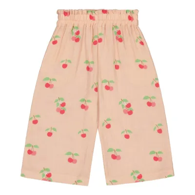 Beach Party Sweet Cherries Muslin Culottes -Housut | Sparkle - 98/104, kuva 1 / 1
