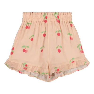 Beach Party Sweet Cherries Muslin -Shortsit | Sparkle - 122/128, kuva 1 / 1