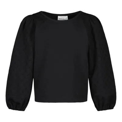 True Campers Puff Sleeve Shirt -Paita | Licorice - 134/140, kuva 1 / 1
