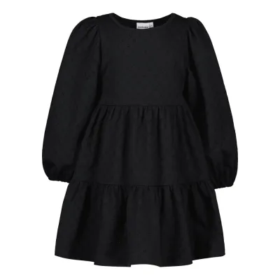 True Campers Puff Sleeve Dress -Mekko | Licorice - 134/140, kuva 1 / 1