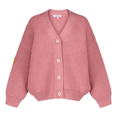 True Campers Knit Cardigan -Merinoneuletakki lapselle | Rosy - 134/140, kuva 1 / 1