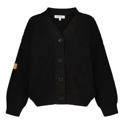 True Campers Knit Cardigan -Merinoneuletakki lapselle | Licorice - 98/104, kuva 1 / 1