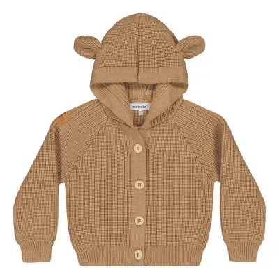 True Campers Bear Knit -Merinovillaneuletakki | Woody - 74/80, kuva 1 / 1