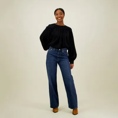Can't Stop Dreaming Voluminous Blouse -Paita | Licorice - XXL, kuva 1 / 1