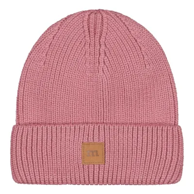 Happy Hearts Knitted Beanie -Merinovillapipo | Rosy - 1-3Y, kuva 1 / 1