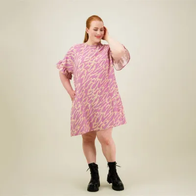 Can You Hear Me? Sophy Frill Dress -Mekko | Purple - XL, kuva 1 / 1