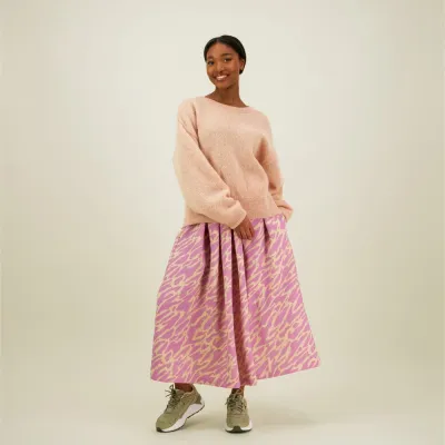 Can You Hear Me? Sophy Pleated Skirt -Hame | Purple - XXL, kuva 1 / 1