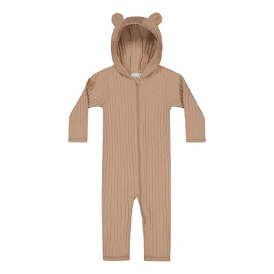 Days Like These Wide Rib Bear Playsuit -Haalari | Nougat - 86/92, kuva 1 / 1