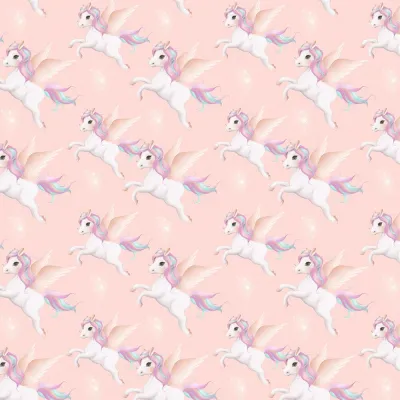 Kangaskarkelot Trikoo Pastel Pony 1M | Sparkle, kuva 1 / 1