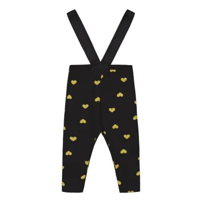 Under the Same Moon Heart Song Rib Brace Pants -Henkselihousut | Licorice - 86/92, kuva 1 / 1