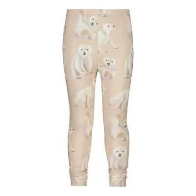 Under the Same Moon Polar Bears -Leggingsit | Sand - 86/92, kuva 1 / 1
