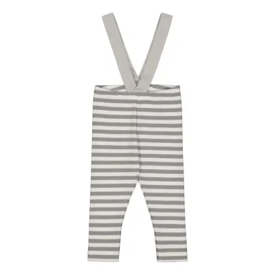 Under the Same Moon Striped Rib Brace Pants -Henkselihousut | Cloudy/Vanilla - 86/92, kuva 1 / 1