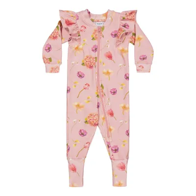 Under the Same Moon Whispers Frill -Jumpsuit | Rosy - 86/92, kuva 1 / 1