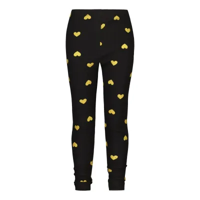 Under the Same Moon Heart Song Rib -Leggingsit | Licorice - 86/92, kuva 1 / 1