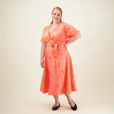 More Love Jacquard Circle Skirt -Hame | Neon Pink - M, kuva 1 / 1