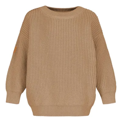 Circus of My Life Cotton Knit Jumper -Lasten Neulepaita | Nougat - 98/104, kuva 1 / 1