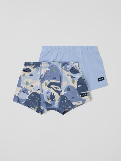 Polarn O. Pyret Bokserit 2-pack lohikäärme