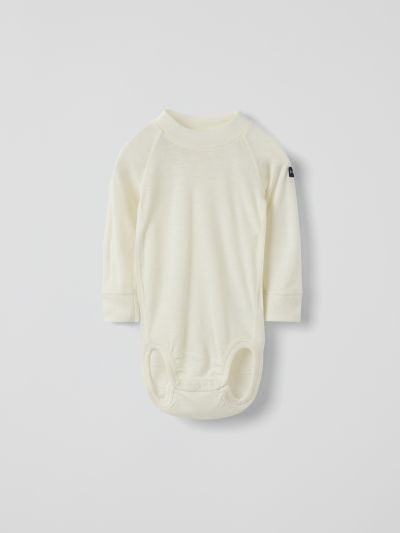 Polarn O. Pyret Pitkähihainen body merinovillaa