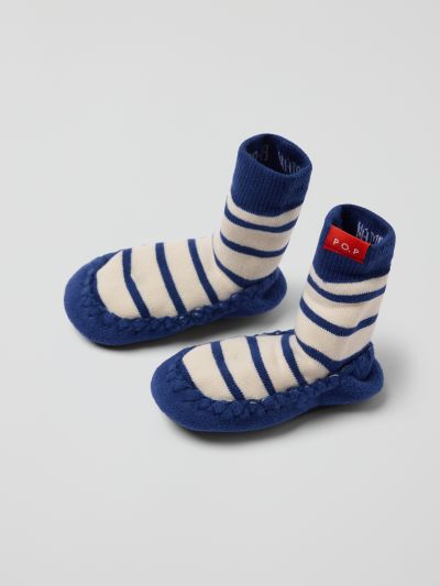 Polarn O. Pyret Raidalliset mokkasiinit