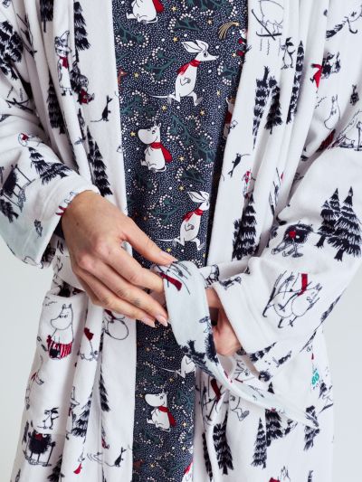 Polarn O. Pyret Aamutakki aikuisten muumikuviolla