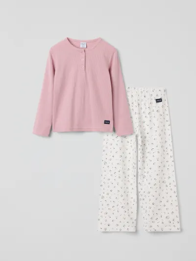 Polarn O. Pyret Pyjama kukkakuviolla, kuva 1 / 1