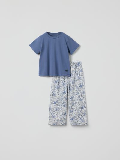 Polarn O. Pyret Pyjama kukkakuvio