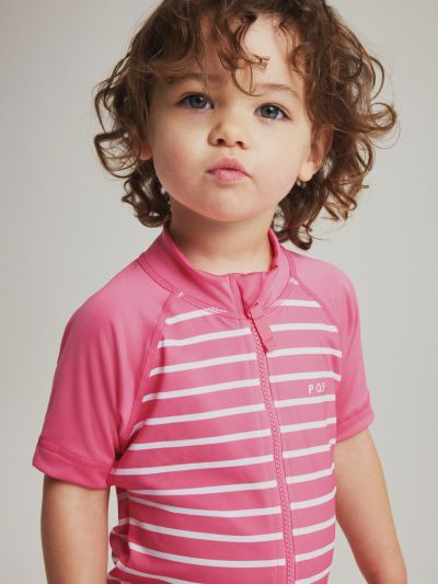 Polarn O. Pyret Lyhythihainen UV-asu raidallinen