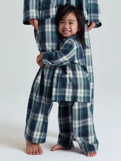Polarn O. Pyret Kaksiosainen ruudullinen pyjama, kuva 1 / 1