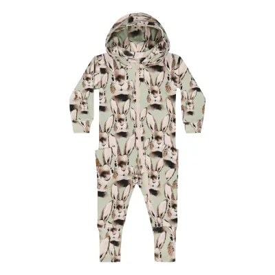 Little Spring Bunnies Bunny Soft Green -Jumpsuit - 62/68, kuva 1 / 1