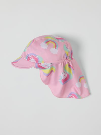 Polarn O. Pyret UV-lippalakki niskasuojalla yksisarviset