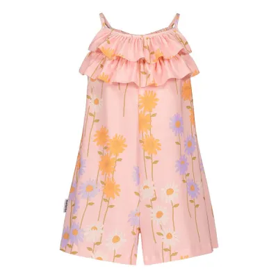 Dancing In The Sunshine Sweetness Frilla Playsuit -Haalariasu | Milky Pink - 98/104, kuva 1 / 1