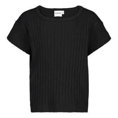 Dancing In The Sunshine Wide Rib Boxy -T-Paita | Licorice - 122/128, kuva 1 / 1