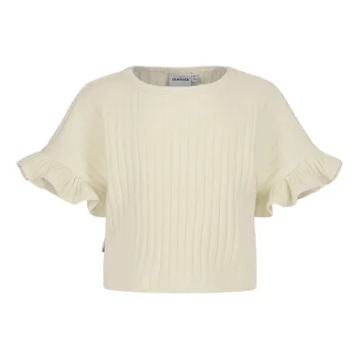 Dancing In The Sunshine Wide Rib -Frilla Paita | Milky - 134/140, kuva 1 / 1