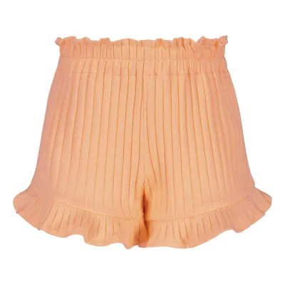 Dancing In The Sunshine Wide Rib -Frilla Shortsit | Peachy - 74/80, kuva 1 / 1