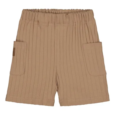 Dancing In The Sunshine Wide Rib Shortsit | Nougat - 146/152, kuva 1 / 1