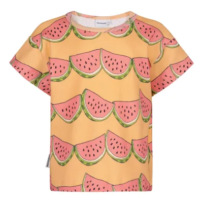 Dancing In The Sunshine Fruity Boats Boxy Rib -T-paita | Sunny - 134/140, kuva 1 / 1