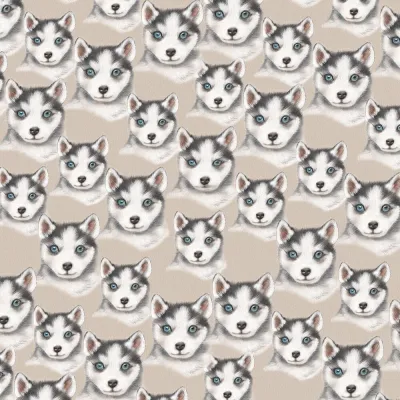 Kangaskarkelot Trikoo Baby Husky 1M | Sand, kuva 1 / 1