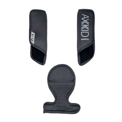 Axkid Vyöpehmusteet + vyölukon pehmuste Minikid 3 ja 4 - Granite Melange
