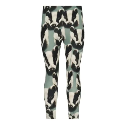 You and Me Badger -Leggingsit | Dusty Green - 86/92, kuva 1 / 1