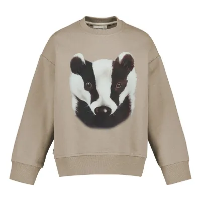 You and Me Badger Oversize Sweater -Collegepaita | Stormy - 146/152, kuva 1 / 1