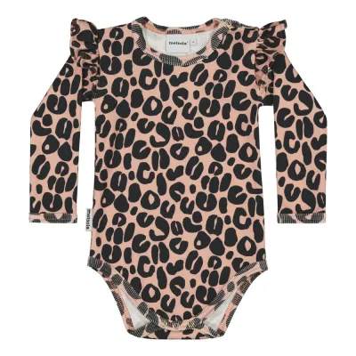 You and Me Tinies Rib Frilla -Body | Dusty Rose - 56, kuva 1 / 1