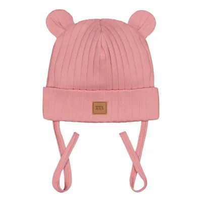 You and Me Wide Rib Bear Beanie -Pipo | Dusty Rose - 1-2Y, kuva 1 / 1