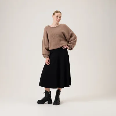 Oh, Oui! Mohair Sweater -Neulepaita | Tokyo Taupe - XS/S, kuva 1 / 1