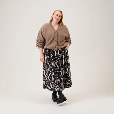 Oh, Oui! Mohair Short Cardigan -Neuletakki | Tokyo Taupe - XS/S, kuva 1 / 1